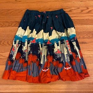 Palms Springs circle skirt